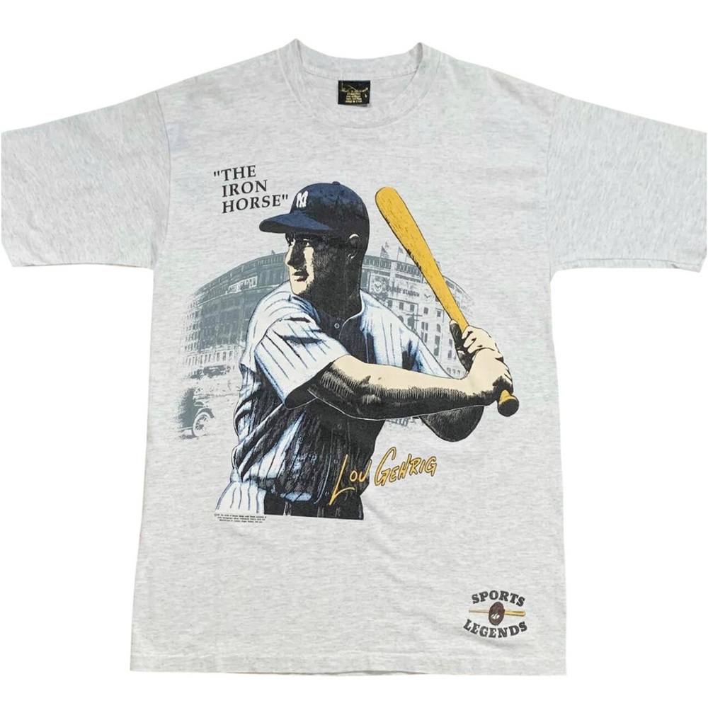 NY Yankee Lou Gehrig “The Iron Horse” Vintage 1991 T-Shirt